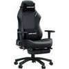 Anda Seat Gaming Chair Luna Pro Black w/Footrest - (AD18T-44-B-PV)