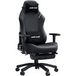 Anda Seat Gaming Chair Luna Pro Black w/Footrest - (AD18T-44-B-PV)