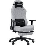 Anda Seat Gaming Chair Luna Pro Grey Fabric w/Footrest - (AD18T-44-G-F)
