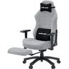 Anda Seat Gaming Chair Luna Pro Grey Fabric w/Footrest - (AD18T-44-G-F)