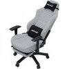 Anda Seat Gaming Chair Luna Pro Grey Fabric w/Footrest - (AD18T-44-G-F)