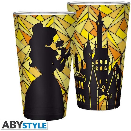 Abysse Disney: The Beauty & The Beast - Belle Large Glass (400ml) (ABYVER162)