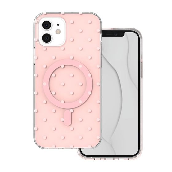 TFO Bubble Dots Mag Case For Iphone 11 pink