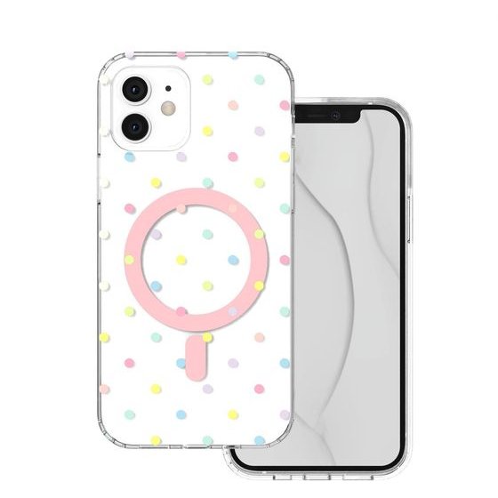 TFO Bubble Dots Mag Case For Iphone 11 white
