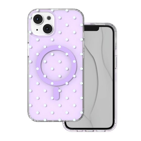 TFO Bubble Dots Mag Case For Iphone 13 / 14 6,1'' purple