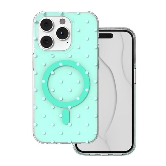 TFO Bubble Dots Mag Case For Iphone 14 Pro 6,1'' green