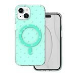 TFO Bubble Dots Mag Case For Iphone 15 6,1'' green