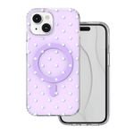 TFO Bubble Dots Mag Case For Iphone 15 6,1'' purple