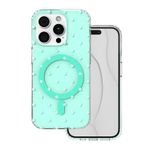 TFO Bubble Dots Mag Case For Iphone 15 Pro 6,1'' green