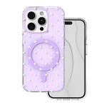 TFO Bubble Dots Mag Case For Iphone 15 Pro 6,1'' purple