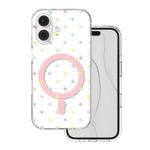 TFO Bubble Dots Mag Case For Iphone 16 6,1'' white