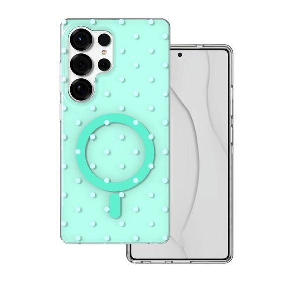 TFO Bubble Dots Mag Case For Samsung S25 Ultra green