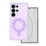 TFO Bubble Dots Mag Case For Samsung S25 Ultra purple