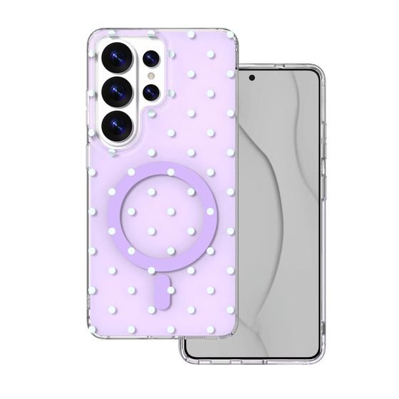 TFO Bubble Dots Mag Case For Samsung S26 Ultra purple