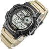 Casio MEN'S Watch (zd073i) - World Time + Box - (AE-1000W-5AVEF)