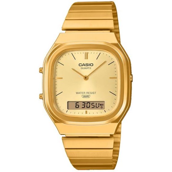 Casio Unisex Vintage Classic + Box - (AQ-240EG-9A)