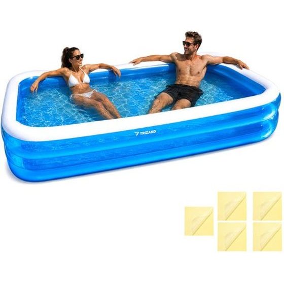 Trizand Inflatable Pool 262x175x50cm - (19352-0)