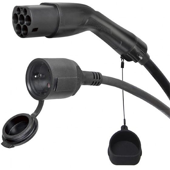 Energenie Adapter Cable Type 2(M) To SCHUKO(F) 3.7KW 0.5M - (EV-T2MACF-3.7KW-0.5M)