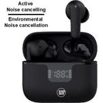 Lamtech Bt v6.0 Earbuds Anc & 4MIc Enc With Led Charging Case Black - (LAM980923)