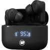 Lamtech Bt v6.0 Earbuds Anc & 4MIc Enc With Led Charging Case Black - (LAM980923)