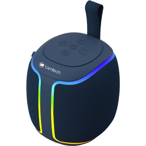 Lamtech Rgb Detachable Wireless V5.3 Speakers 5W Blue - (LAM980992)