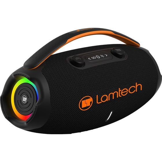 Lamtech Wireless V5.3 Stereo Party Box 60W Black Orange - (LAM980954)