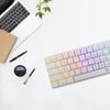 White Shark Mech Keyboard GK-006211 Nagamaki White Us Red Switch - (NAGAMAKI-W-US-RED.SW)