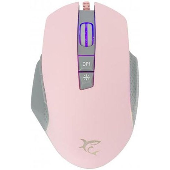 White Shark Rgb Gaming Mouse Gareth 6400 Dpi Pink - (GM-5009P)