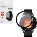 Volte-Tel Plexi Tempered Glass Xiaomi Watch 5 47mm 1.54in 3D Edge 0.30mm Full Glue Full Cover BLACK
