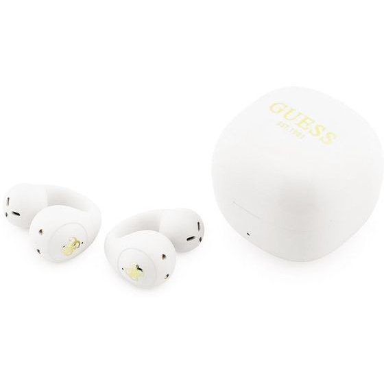 Guess Mini Classic Logo Ows Wireless Earphones White - (GUTWSW85LEEH)