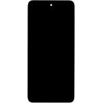 Motorola G57 Power Lcd Display + Touch Unit + Front Cover Black (Service Pack) - (5D68C31789)
