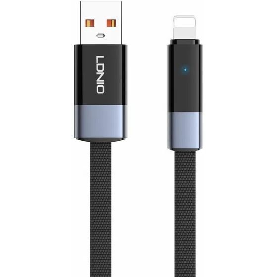 Ldnio ������� Lightning �� Usb LS242i, flat, 30W, 480Mbps, 2m, �����