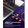 Ldnio ������� USB-C iP-441c, 65W, 480Mbps, 1m, ����