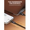 Ldnio ������� USB-C LC242c, flat, 65W, 480Mbps, 2m, �����