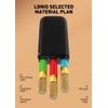 Ldnio ������� USB-C LC242c, flat, 65W, 480Mbps, 2m, �����