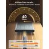 Ldnio ������� USB-C TC-11c, 240W, 40Gbps, 8K/60Hz, 1m, �����