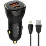 Ldnio ��������� ����������� C103 �� ������� Lightning, USB/USB-C, 60W, ������