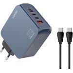 Ldnio ��������� ������ Q8 �� ������� USB-C, USB/Lightning/3x USB-C, GaN, 100W, ����