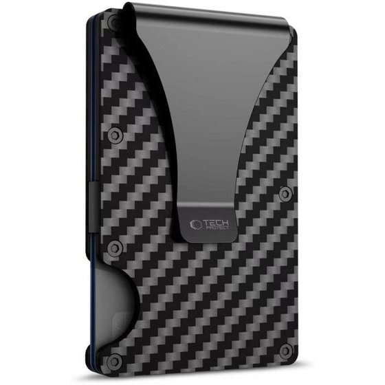Tech-Protect Thorn Rfid Card Wallet Carbon BLACK