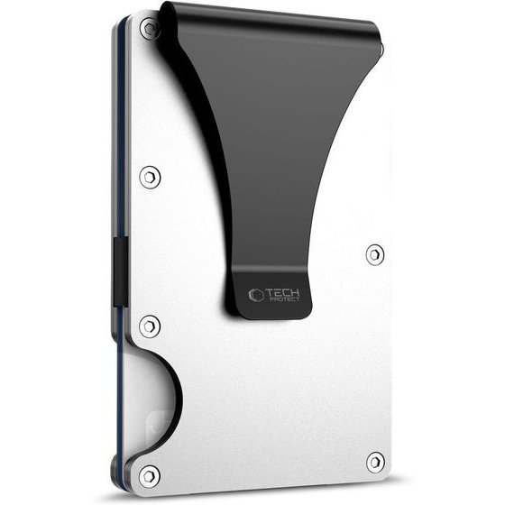 Tech-Protect Thorn Rfid Card Wallet Steel SILVER