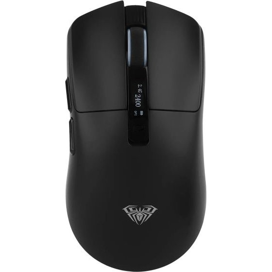 Aula Wireless Gaming Mouse SC590 Pro - Smart Display, Black - (SC590-PRO-BK)