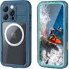 Crong Seal Cover - IP68 Waterproof Case For Iphone 16 Pro (Marine) - (CRGSLCIP16PABL)