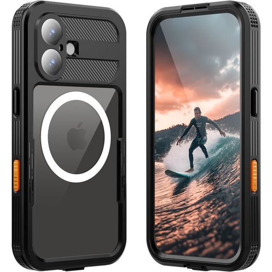 Crong Seal Cover - IP68 Waterproof Case For Iphone 17 (Black) - (CRGSLCIP17BLK)