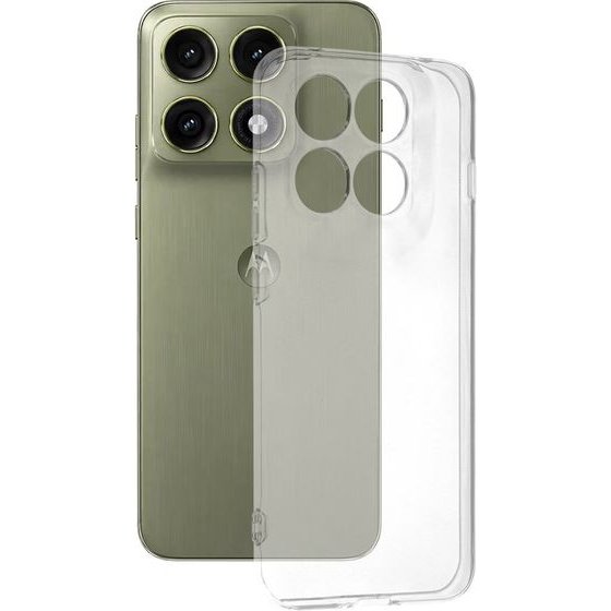 Techsuit - Clear Silicone - Motorola Edge 70 Pro - Transparent