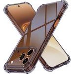 Techsuit - Shockproof Clear Silicone - Honor 600 Pro - Smoke Black