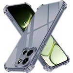 Techsuit - Shockproof Clear Silicone - Oneplus Nord 6 - Smoke Black