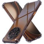 Techsuit - Shockproof Clear Silicone - Oppo Find X9 Ultra - Smoke Black