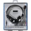 Vivanco Stereo Headphones Retro Pc 3.5mm With Mic Black - (HEADRETROMICK)