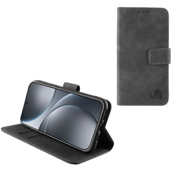 Lime Successories Lime Essential ���� Oppo Find X9 Pro 5G 6.78in Magnet Book Stand Clip GREY