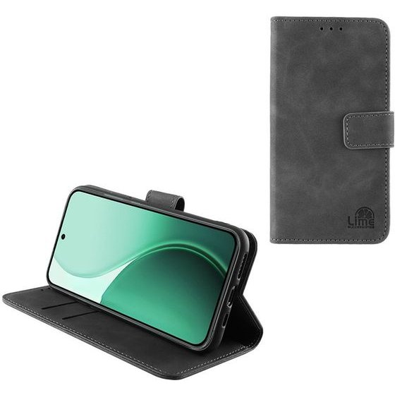 Lime Successories Lime Essential ���� Oppo RENO14 F 5G 6.57in Magnet Book Stand Clip GREY